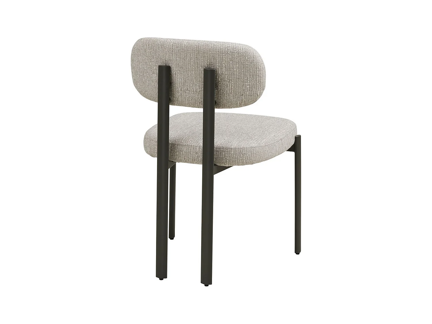 Lot de 2 Chaises Royan, Blanc, 50x53x80,5 cm, Seven Design