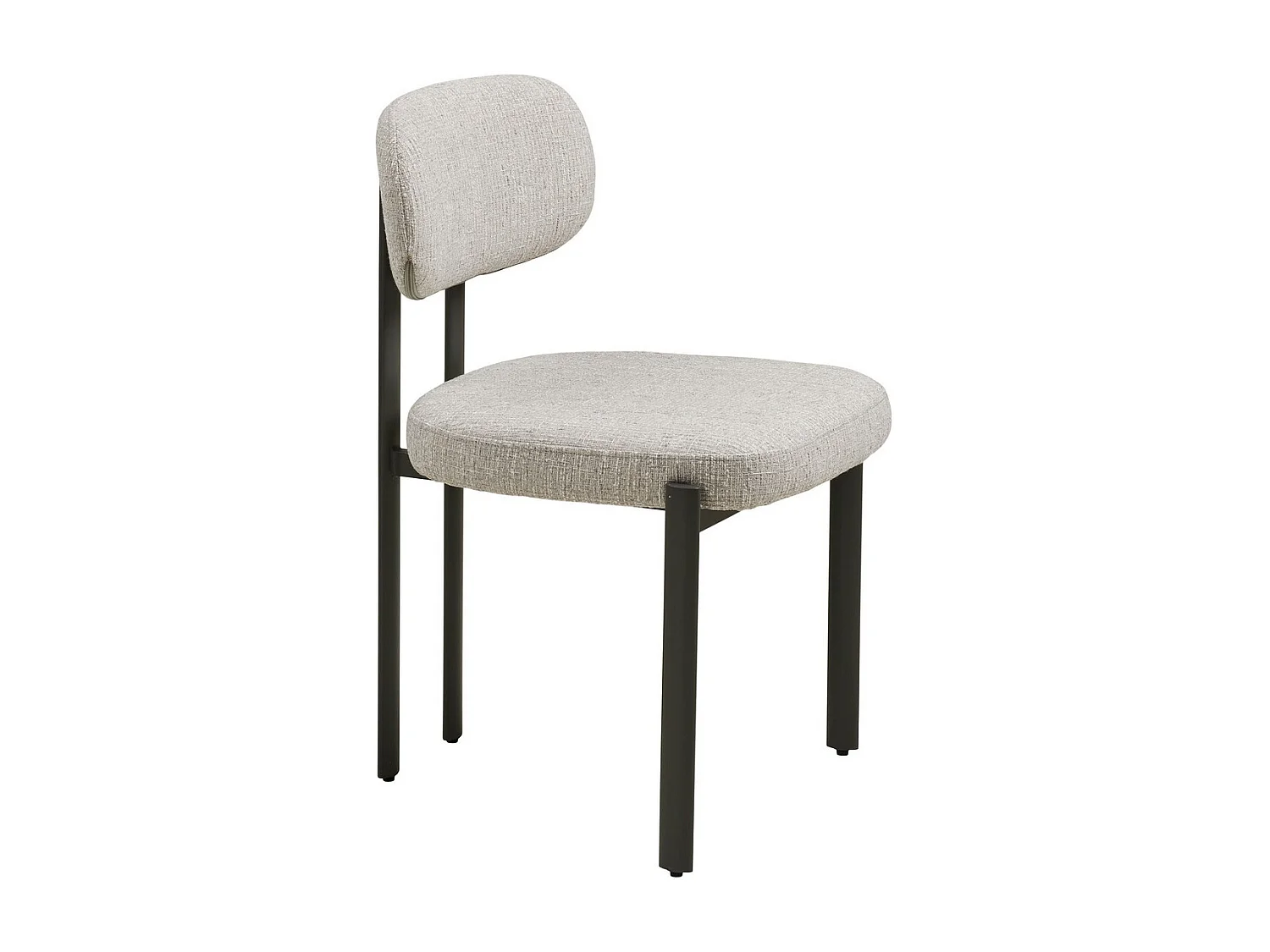 Zestaw 2 krzeseł Royan, Biały, 50x53x80,5 cm, Seven Design