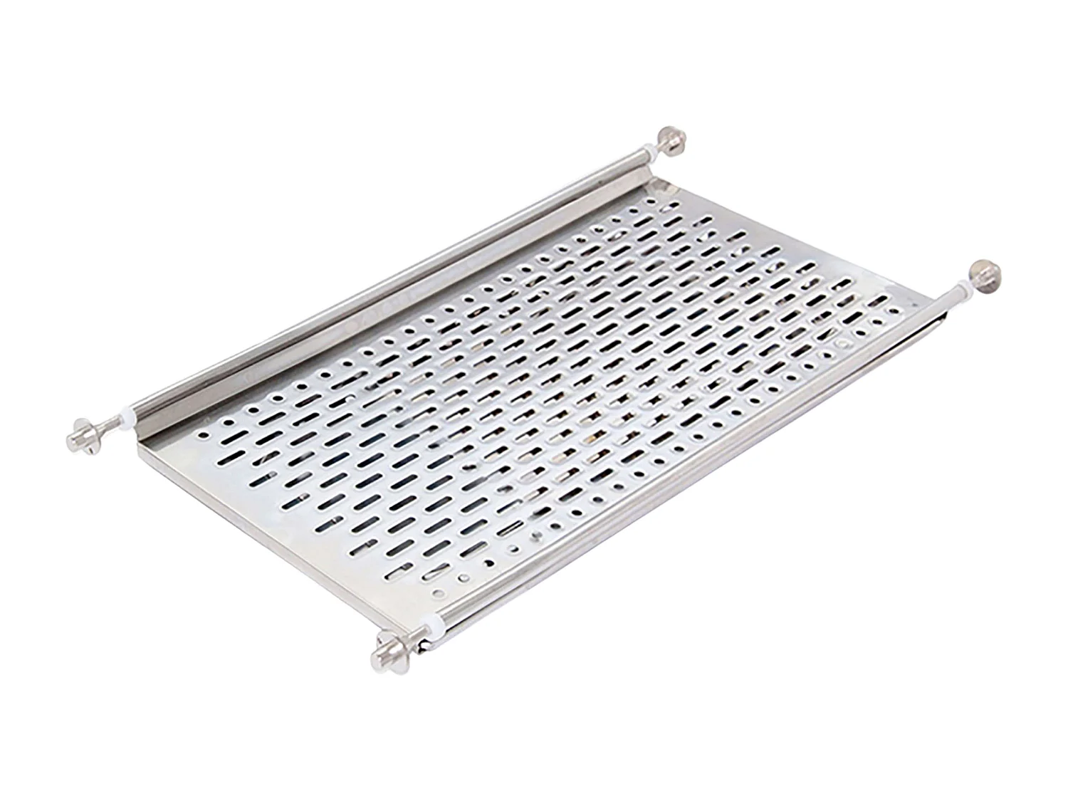Escurreplatos para módulos altos gris acero inoxidable 57x24x12 cm