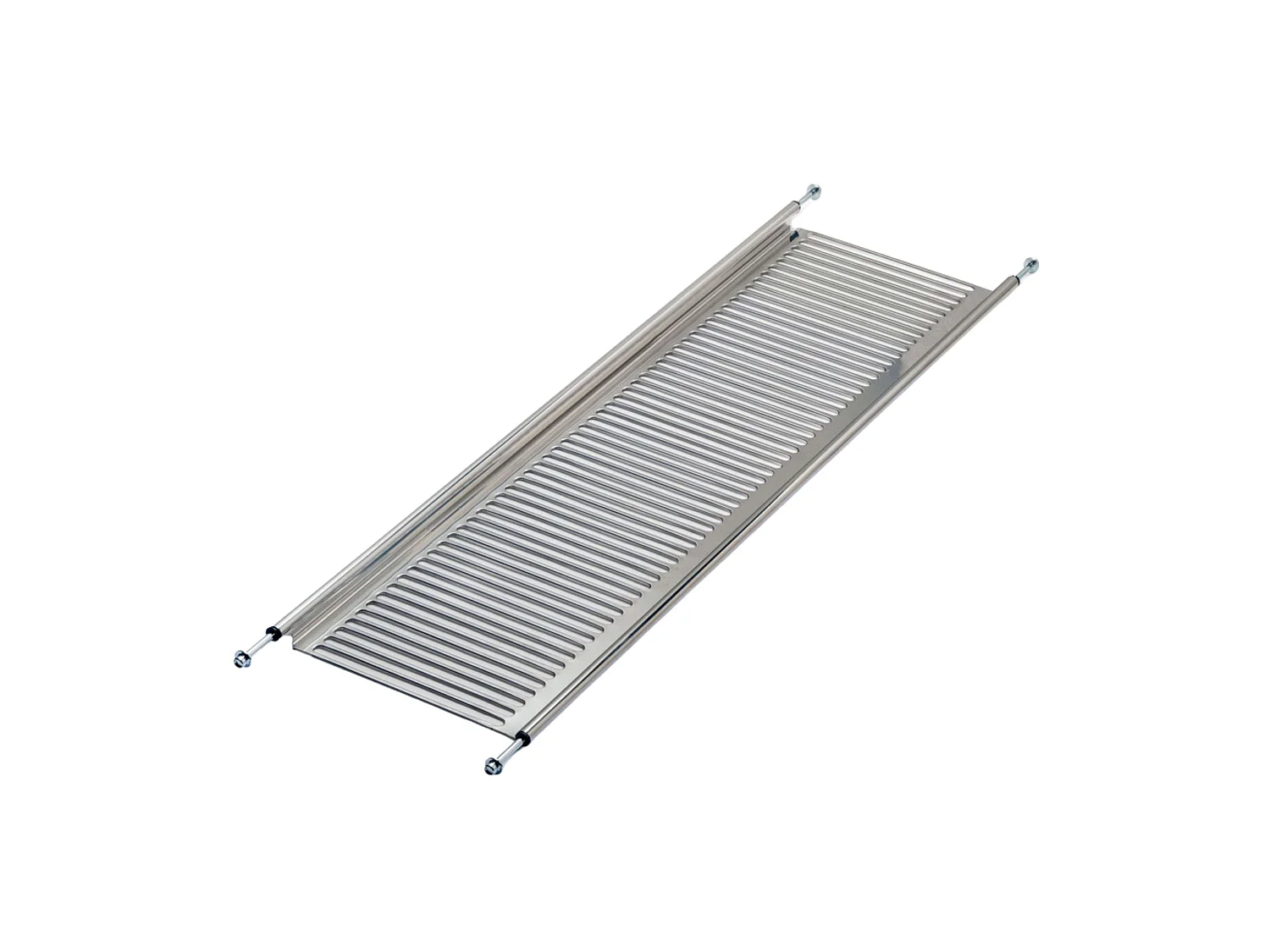 Égouttoir à vaisselle pour meubles hauts, gris, inox, 57x24x12 cm
