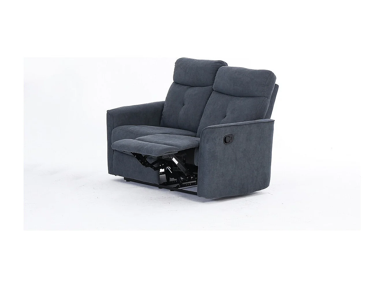 Divano Reclinabile Enea, Grigio, 134x96x103 cm, Epikasa