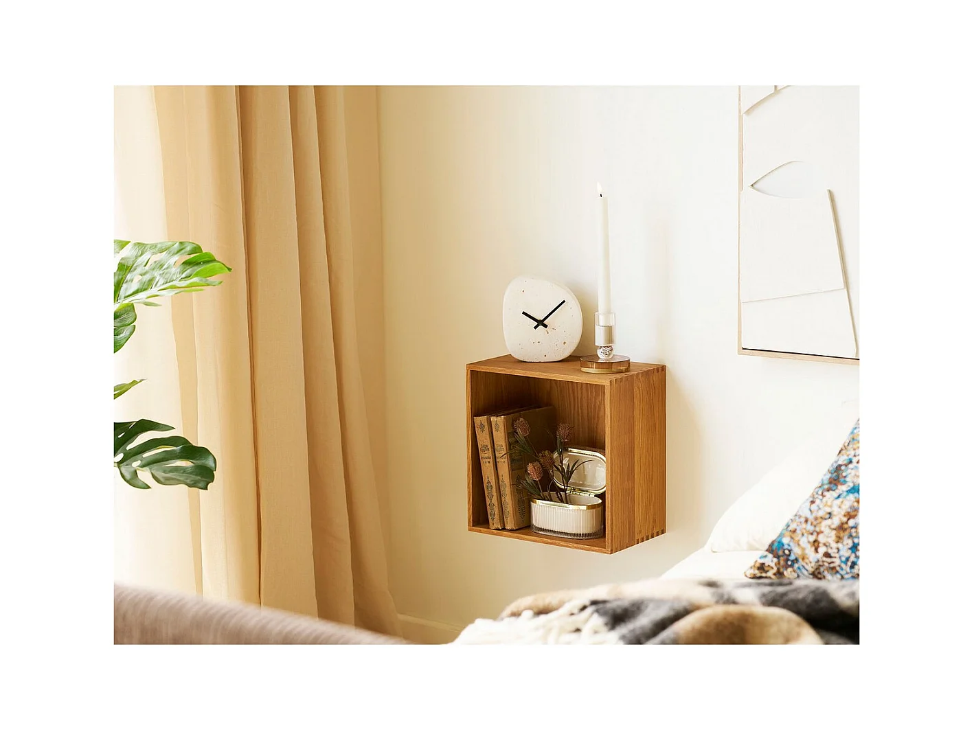 Bougeoir HN21, Or, 8,5x8,5x10 cm, Seven Design