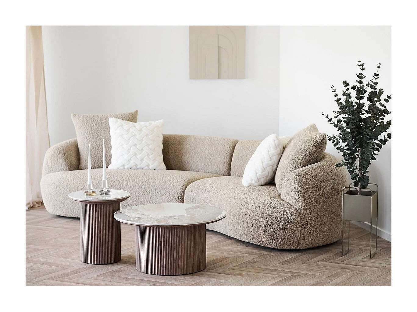 Świecznik HN21, Złoto, 8,5x8,5x10 cm, Seven Design