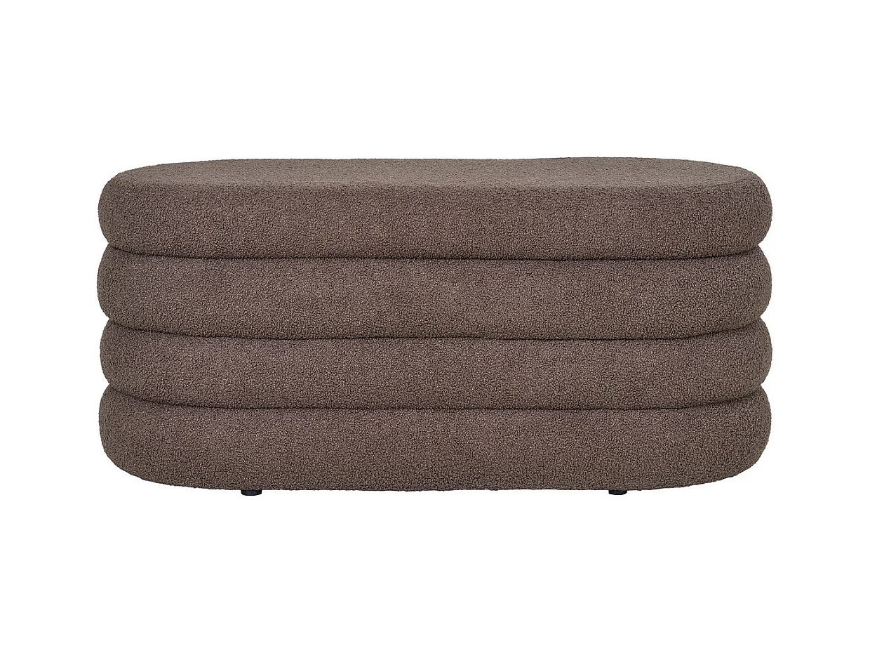 Ławka Dartford, Brązowy, 103x45x44 cm, Epikasa