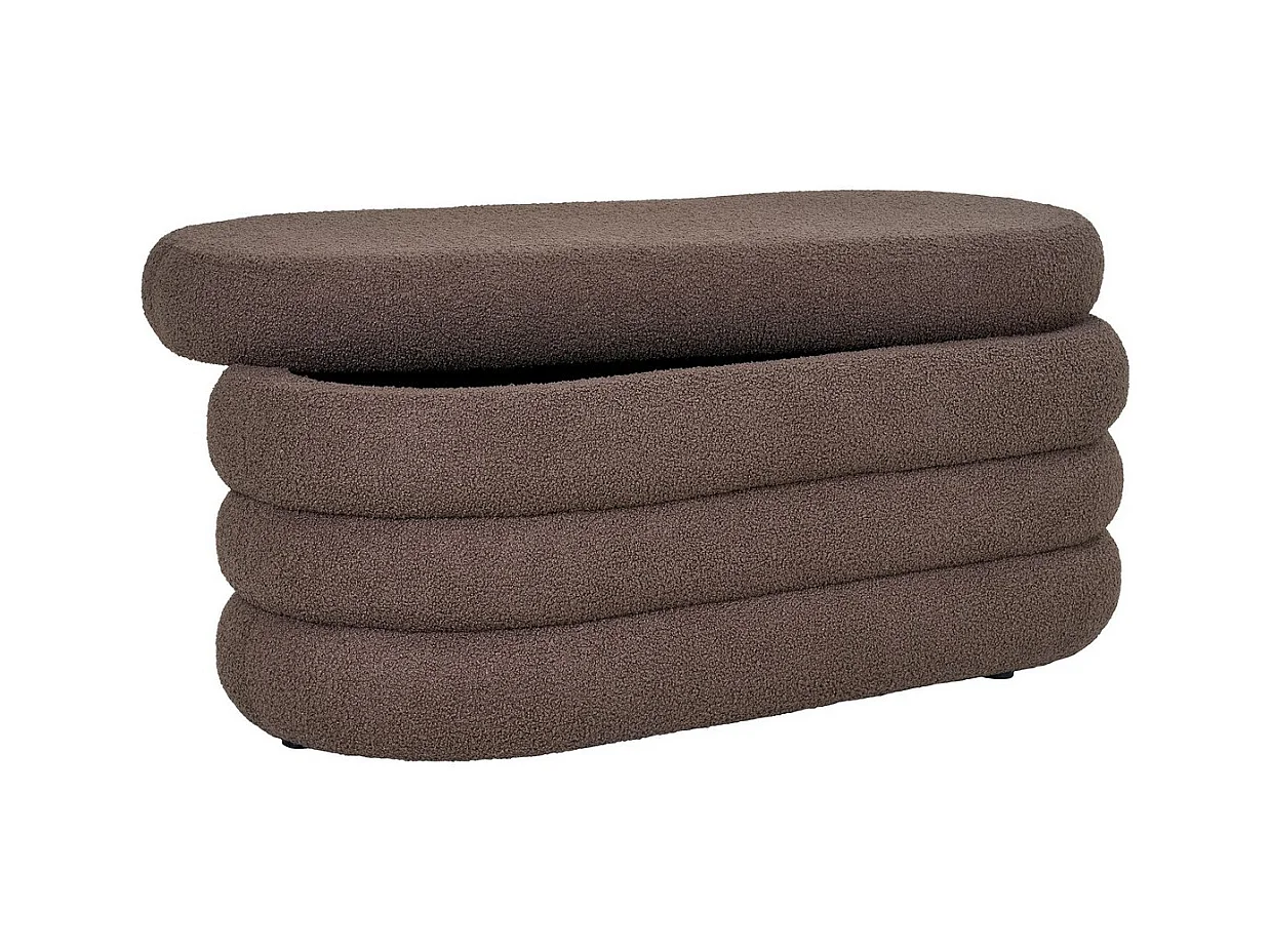 Ławka Dartford, Brązowy, 103x45x44 cm, Epikasa