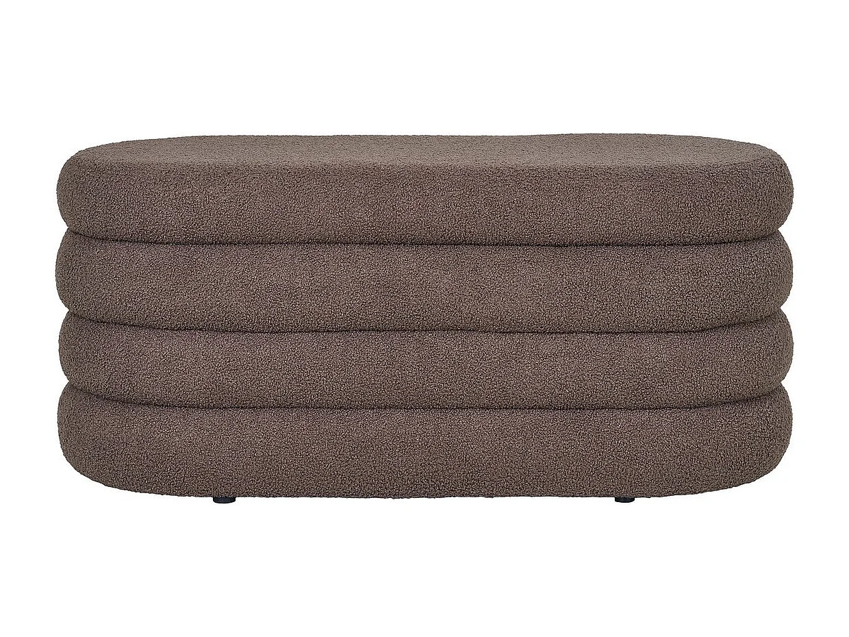 Ławka Dartford, Brązowy, 103x45x44 cm, Seven Design