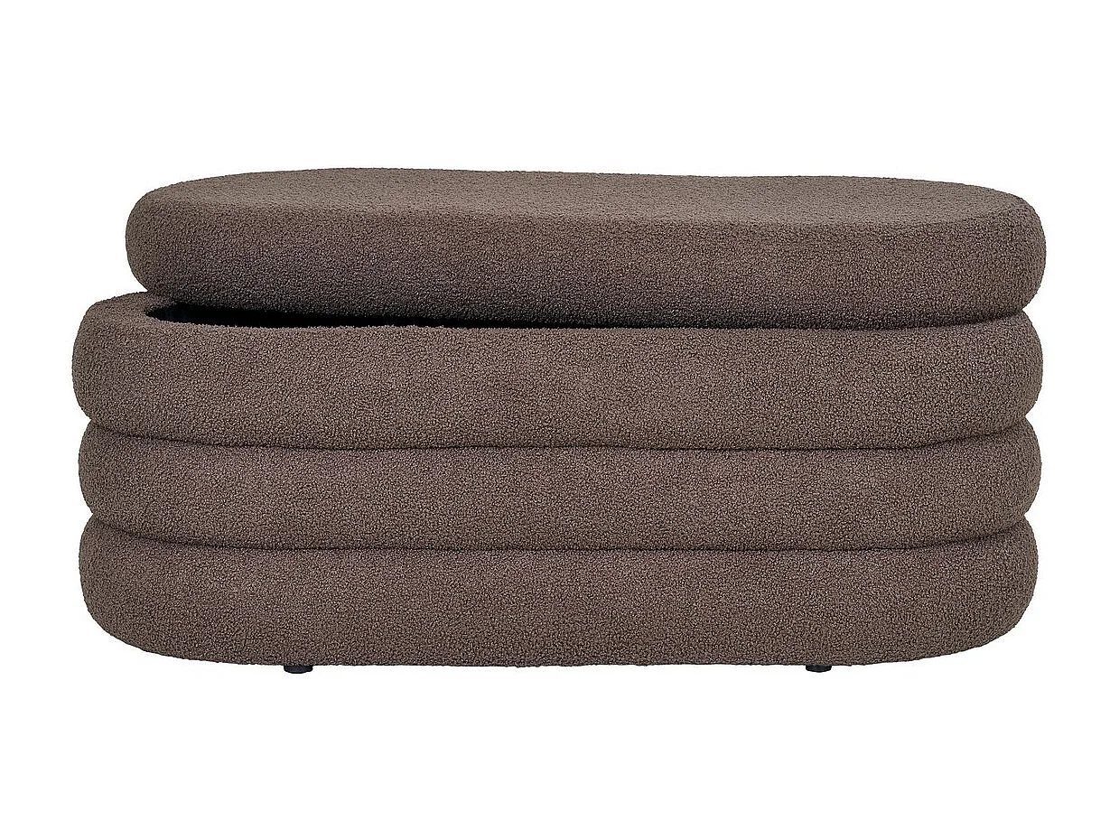 Ławka Dartford, Brązowy, 103x45x44 cm, Seven Design