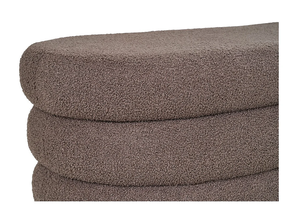 Ławka Dartford, Brązowy, 103x45x44 cm, Seven Design