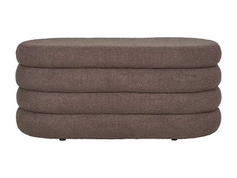 Ławka Dartford, Brązowy, 103x45x44 cm, Seven Design