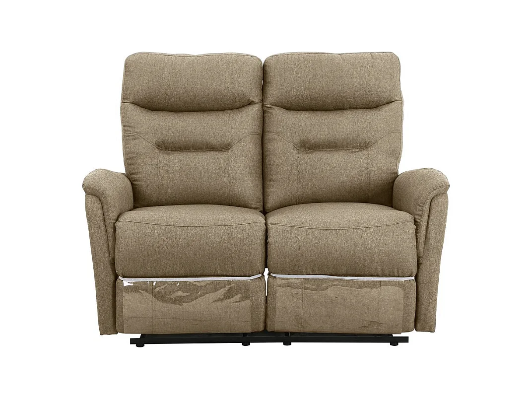 Divano Reclinabile Achille Plus, Tortora, 131x96x101 cm, Epikasa