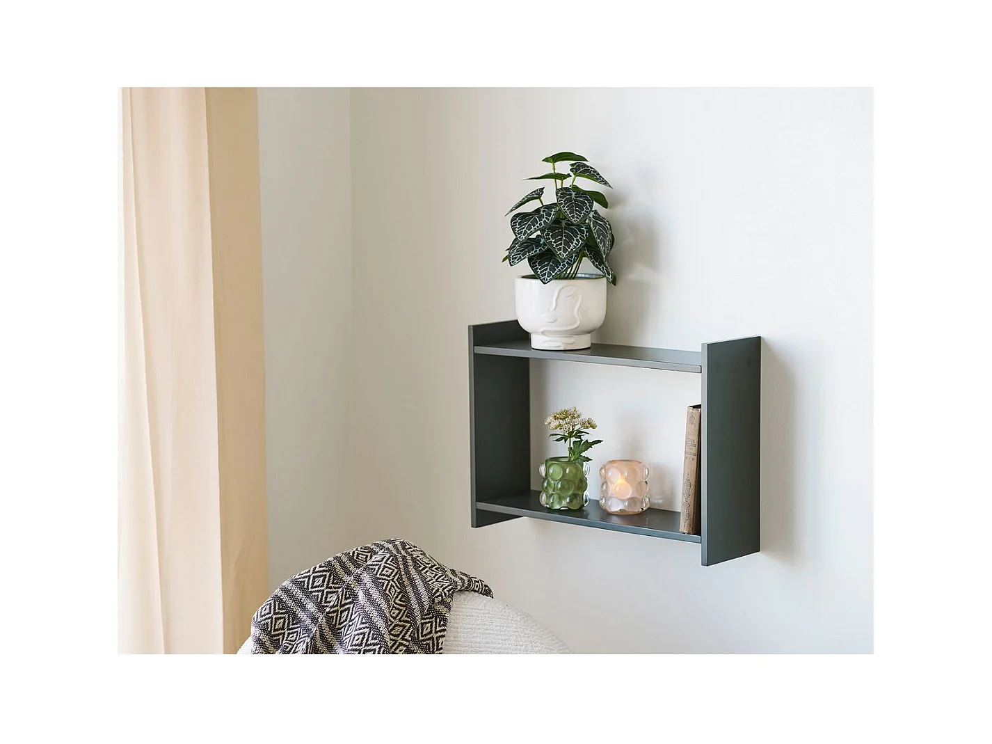 Plante Artificielle Alexander, Vert, 15x15x33 cm, Seven Design