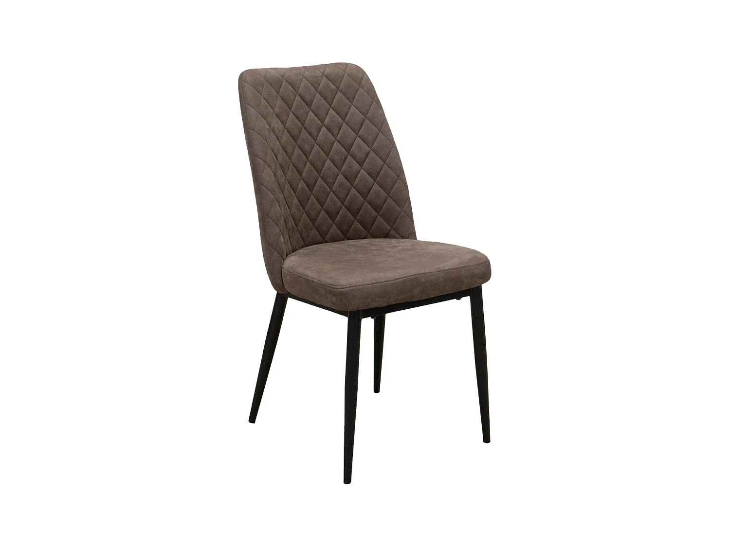 Lot de 4 Chaises Tufi, Marron, 47x57x94 cm, Seven Design