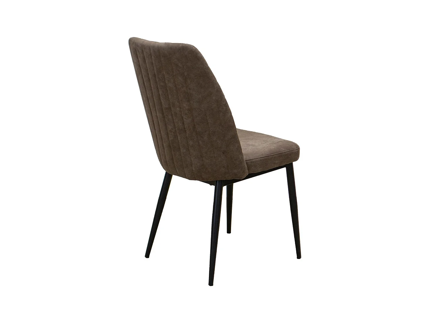 Lot de 4 Chaises Tufi, Marron, 47x57x94 cm, Seven Design