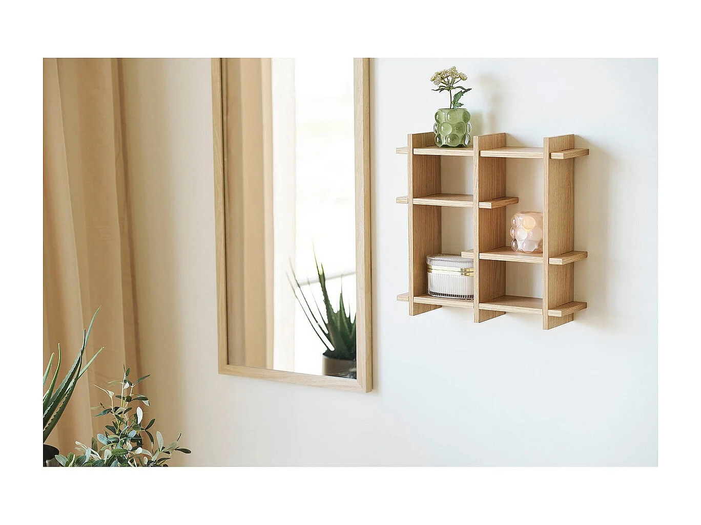 Bougeoir HN25, Multicouleur, 8,5x8,5x8 cm, Seven Design