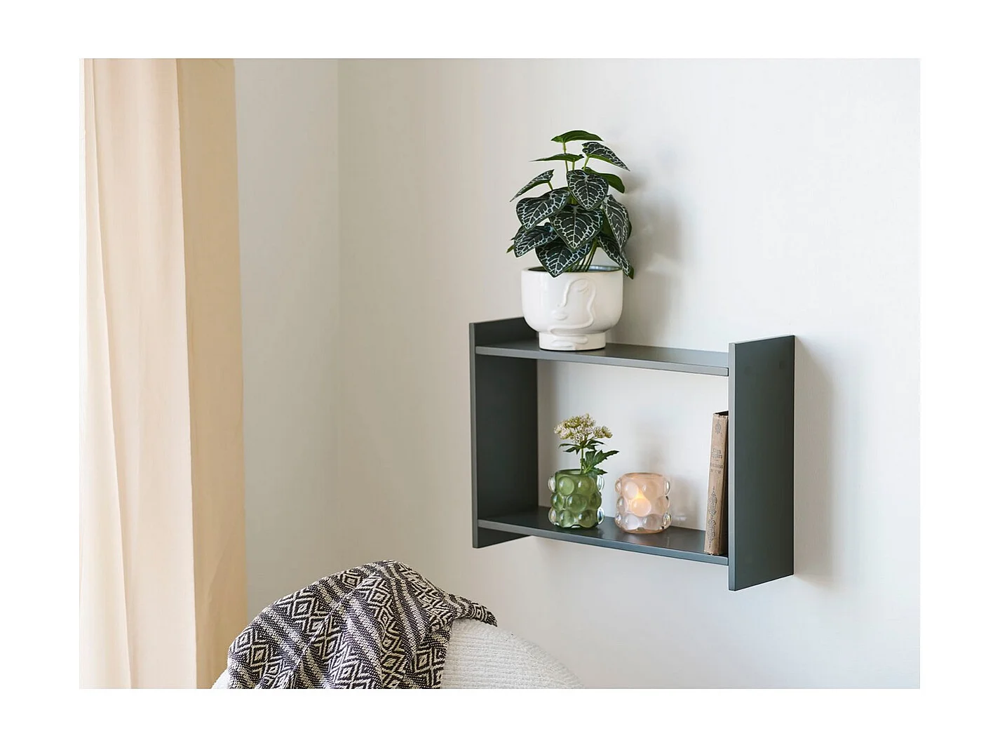 Świecznik HN25, Wielokolorowy, 8,5x8,5x8 cm, Seven Design