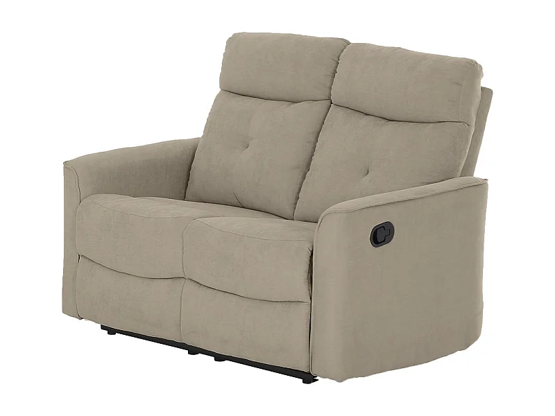 Divano Reclinabile Enea, Tortora, 134x96x103 cm, Epikasa