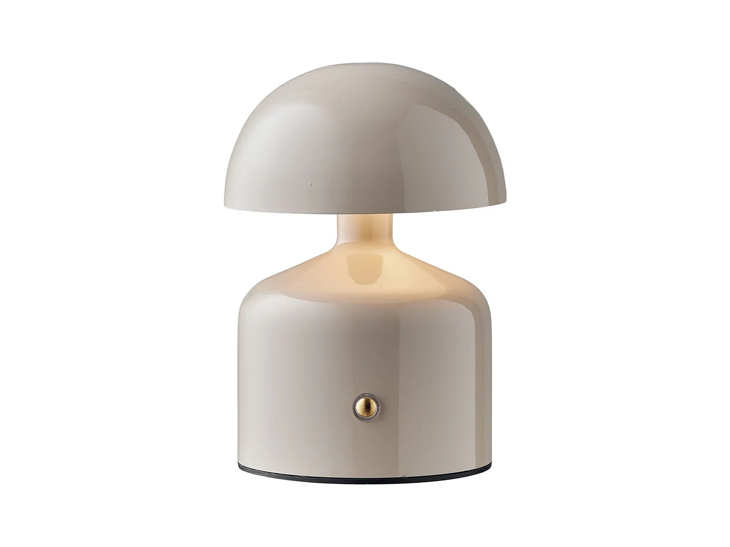 Lampe à Poser Aulla, Gris, 10x10x13,5 cm, Seven Design