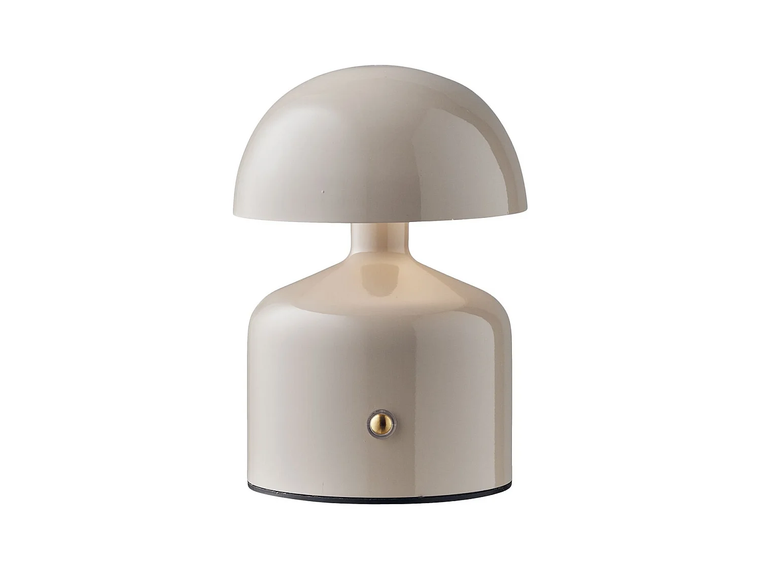 Lampe à Poser Aulla, Gris, 10x10x13,5 cm, Seven Design