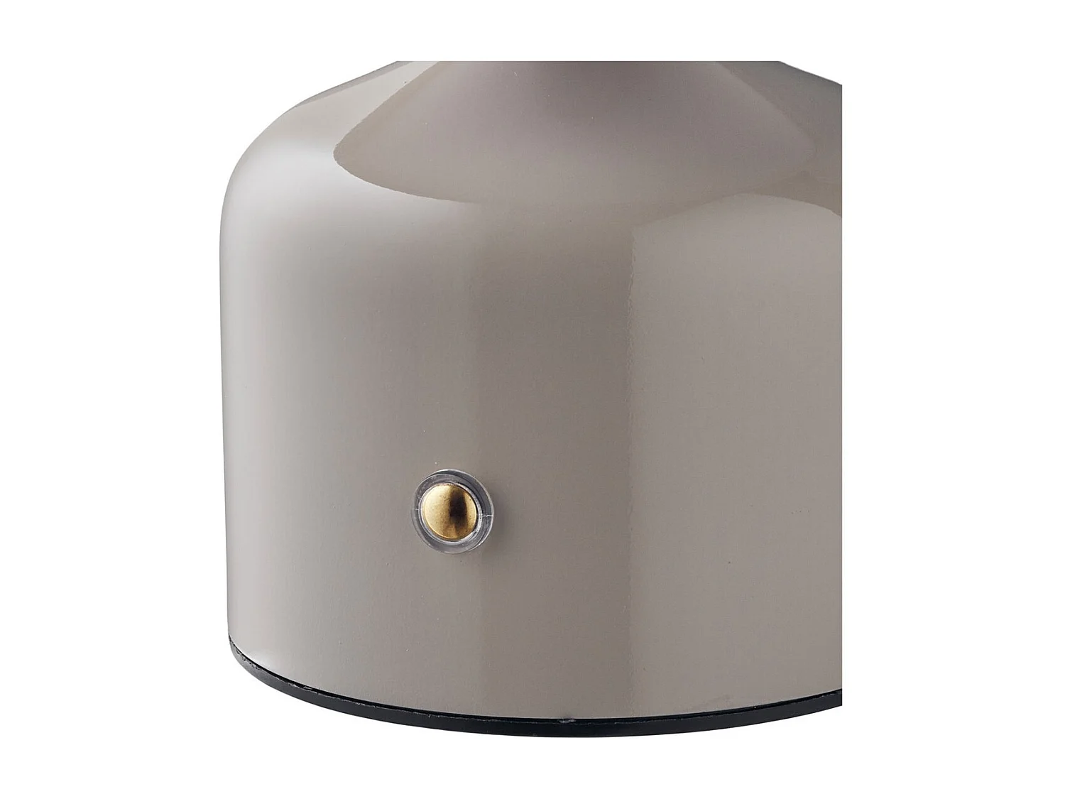 Lampe à Poser Aulla, Gris, 10x10x13,5 cm, Seven Design