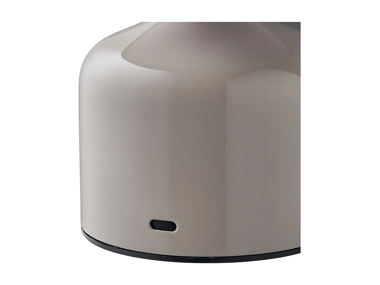 Lampe à Poser Aulla, Gris, 10x10x13,5 cm, Seven Design