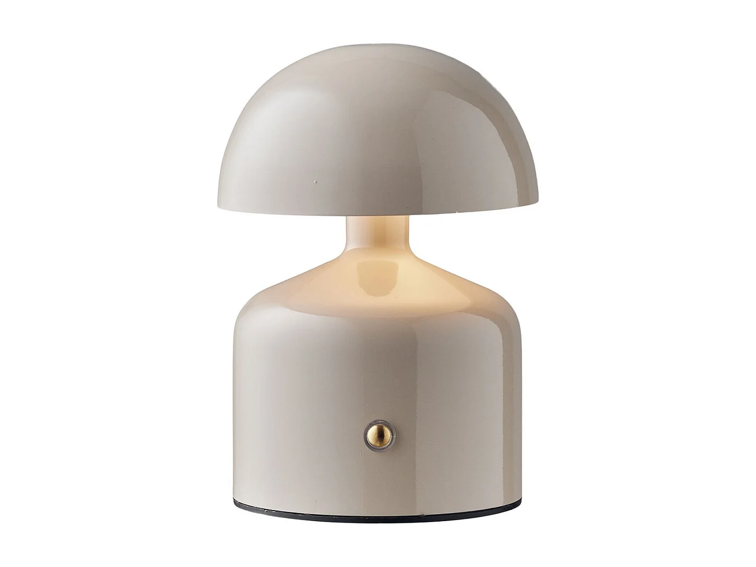 Lampe à Poser Aulla, Gris, 10x10x13,5 cm, Seven Design