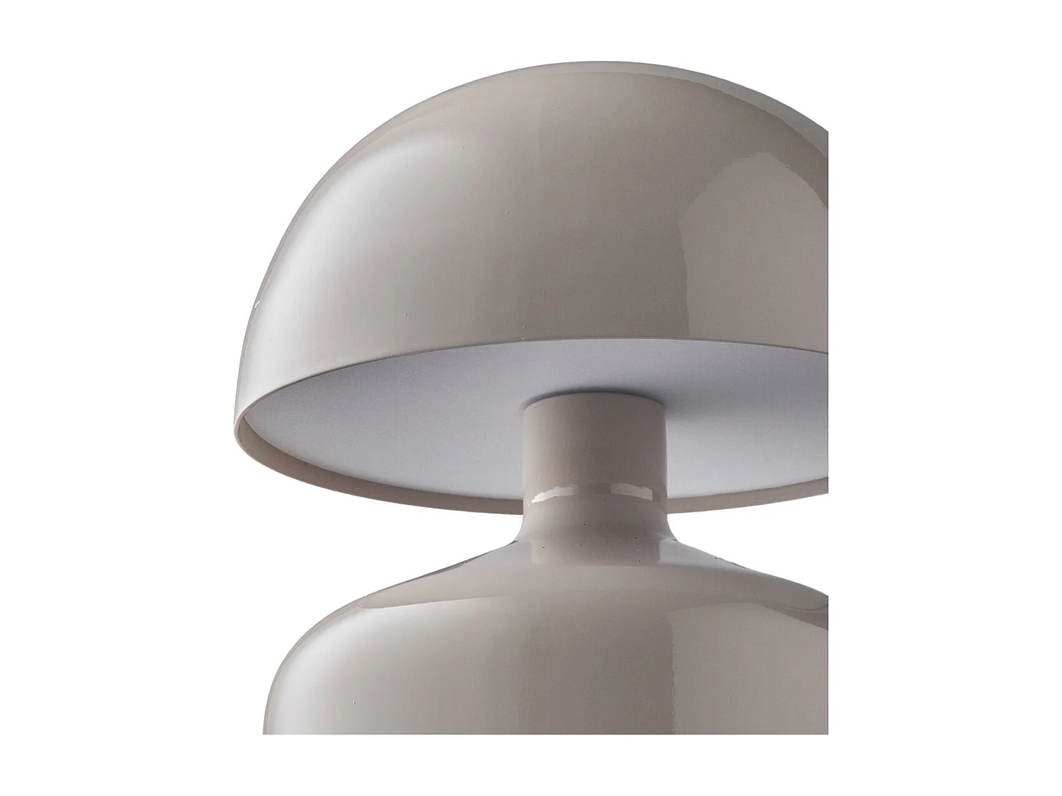 Lampe à Poser Aulla, Gris, 10x10x13,5 cm, Seven Design