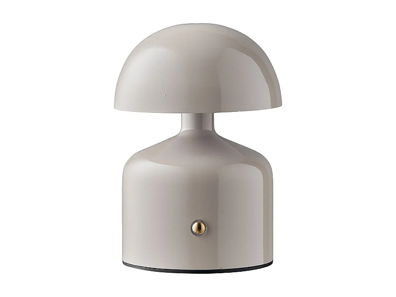 Lampa Stołowa Aulla, Szary, 10x10x13,5 cm, Seven Design