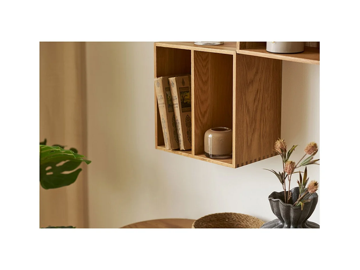 Bougeoir HN23, Marron, 8x8x7,5 cm, Seven Design