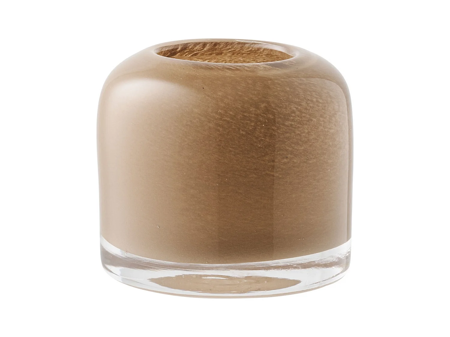 Bougeoir HN23, Marron, 8x8x7,5 cm, Epikasa