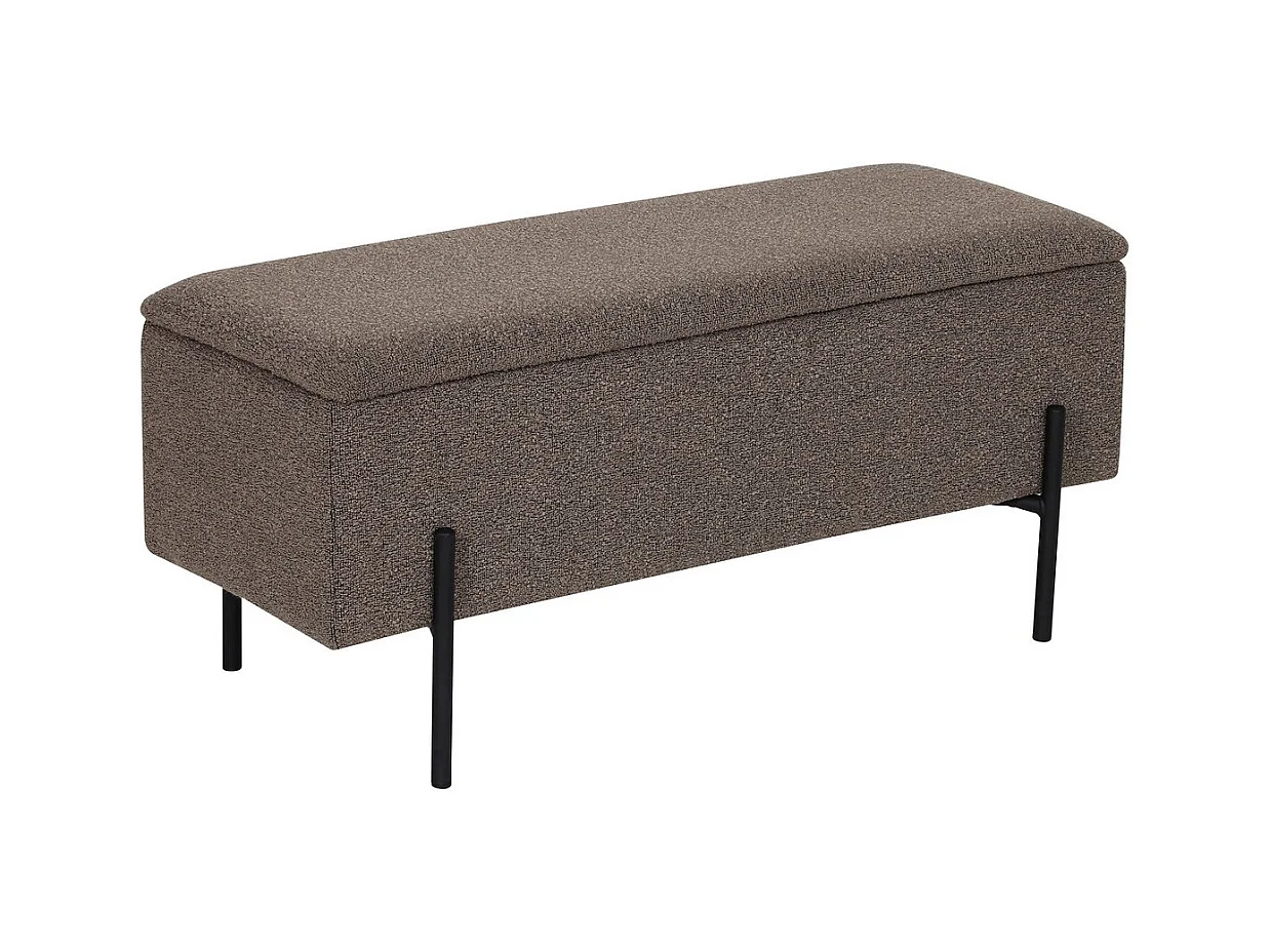 Banc Watford, Marron, 95x36x43 cm, Seven Design