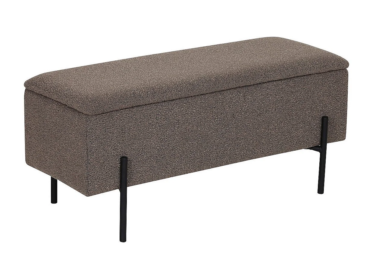 Banc Watford, Marron, 95x36x43 cm, Seven Design