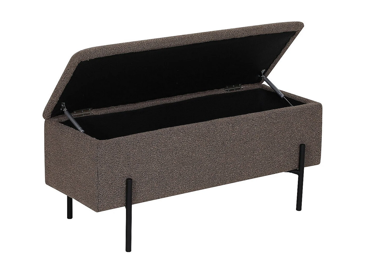 Banc Watford, Marron, 95x36x43 cm, Seven Design