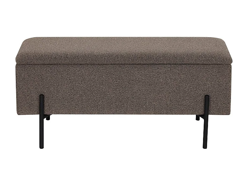 Ławka Watford, Brązowy, 95x36x43 cm, Seven Design