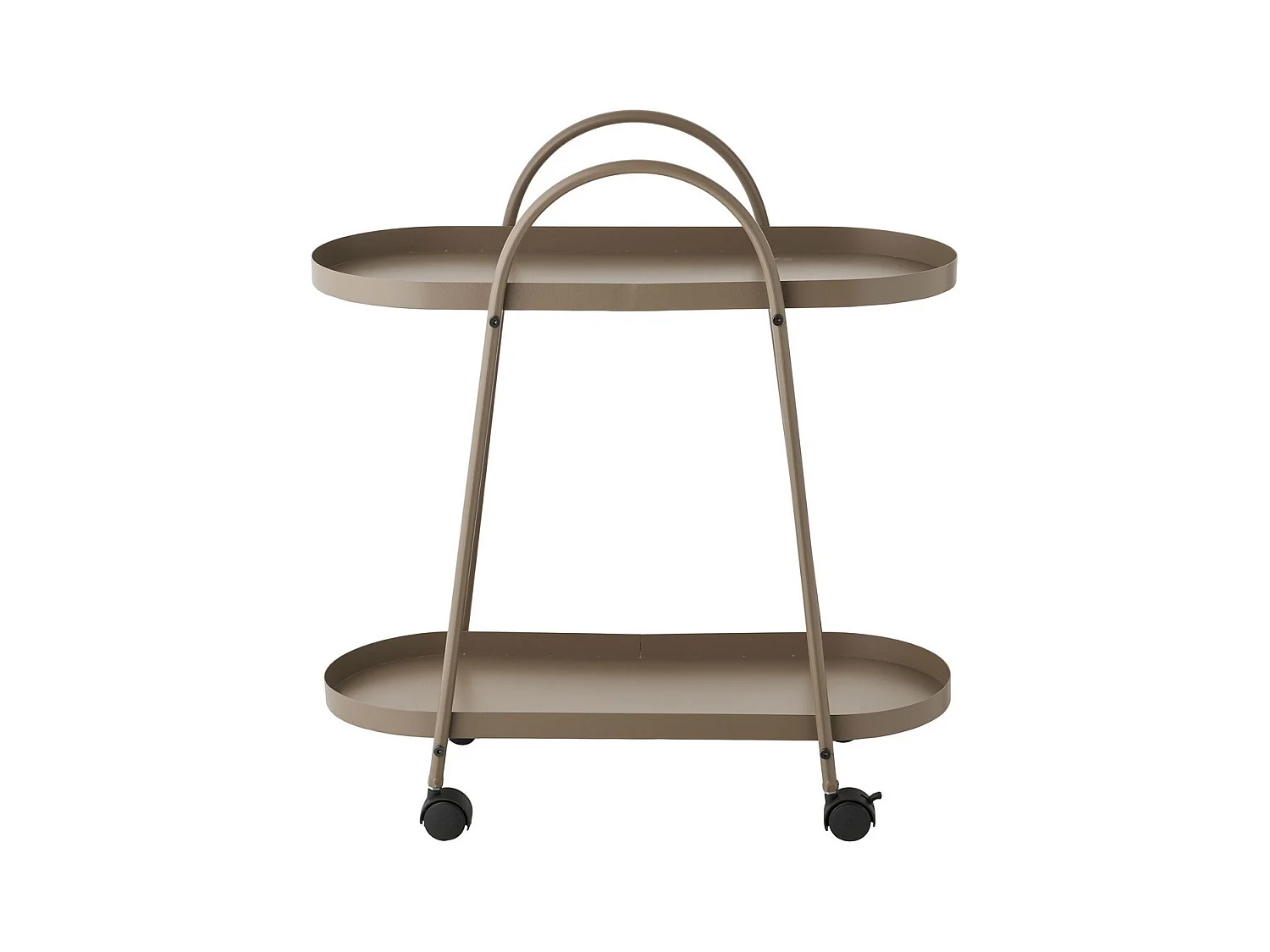 Trolley Empoli - Bruin - 27,5x60x64 cm - Seven Design