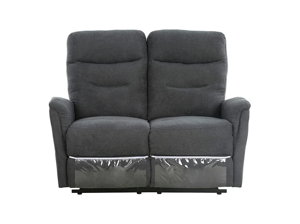 Divano Reclinabile Achille, Grigio, 131x96x101 cm, Epikasa
