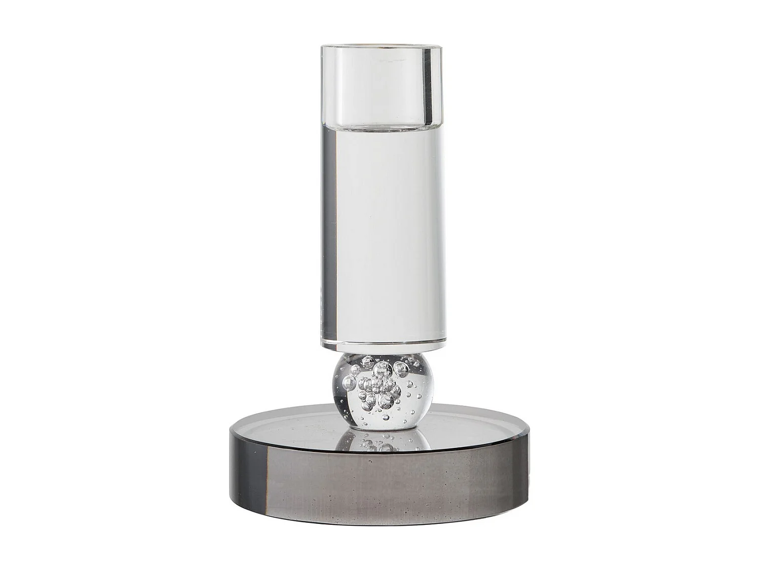 Świecznik HN22, Srebrny, 9x9x13 cm, Seven Design