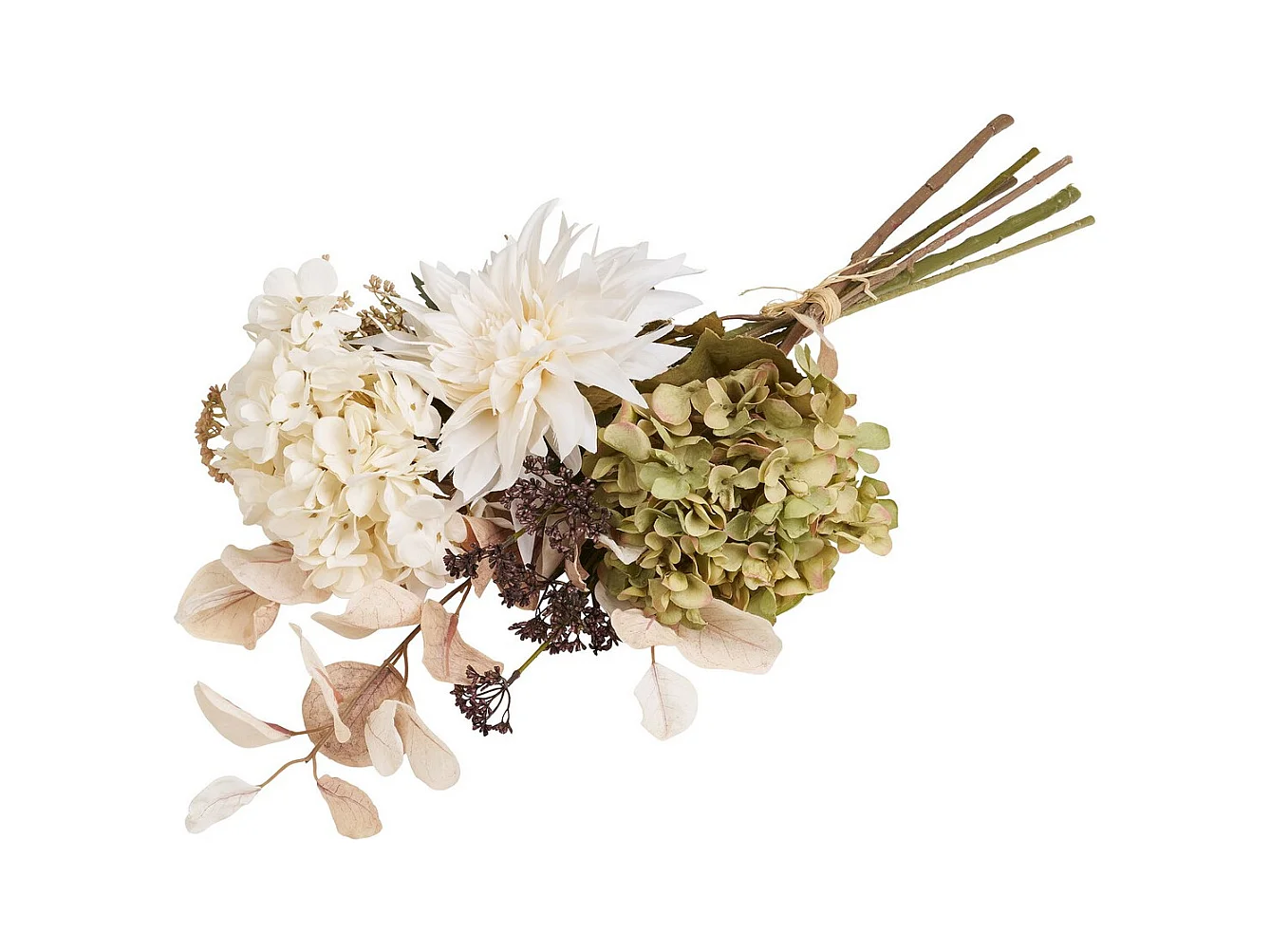 Plante Artificielle Hydrangea, Multicouleur, 10x10x65 cm, Seven Design