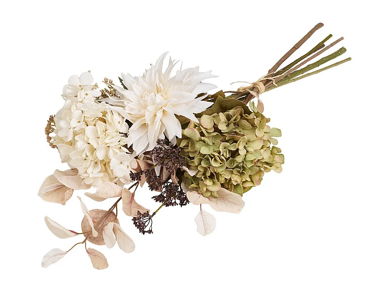 Sztuczna Roślina Hydrangea, Wielokolorowy, 10x10x65 cm, Seven Design