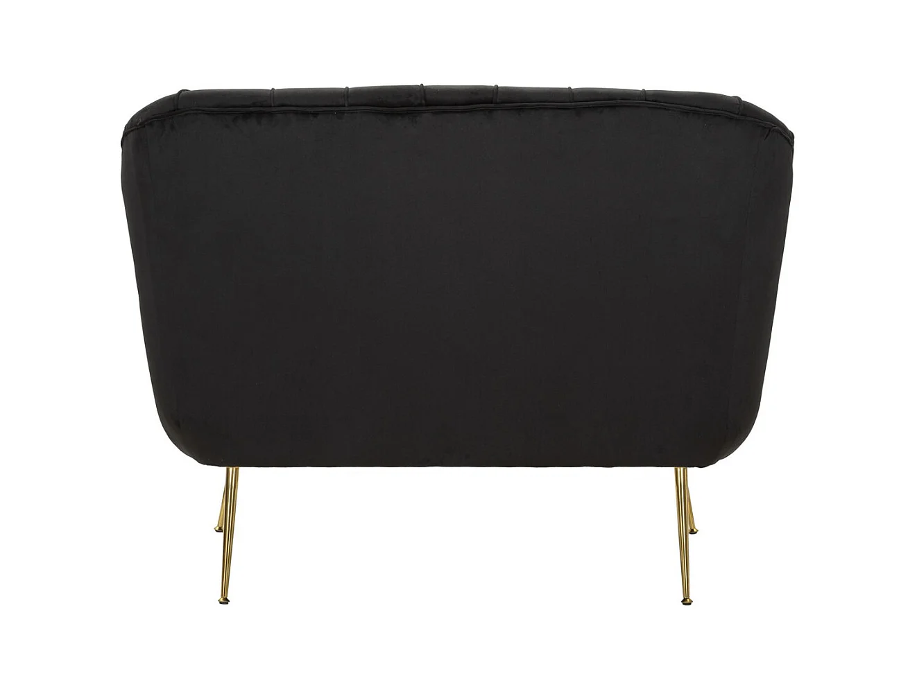 Divano MF896, Nero, 130x83x91 cm, Epikasa