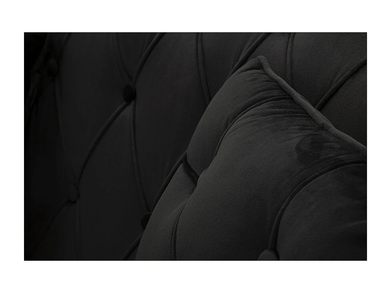 Divano MF896, Nero, 130x83x91 cm, Epikasa