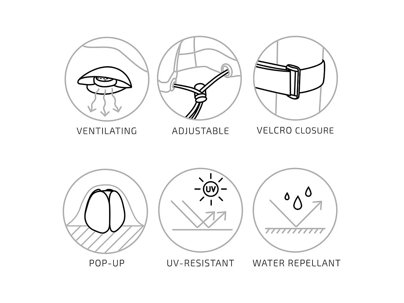 Housse de Protection pour Mobilier d'Extérieur Luxury, Noir, 185x185x95 cm, Seven Design