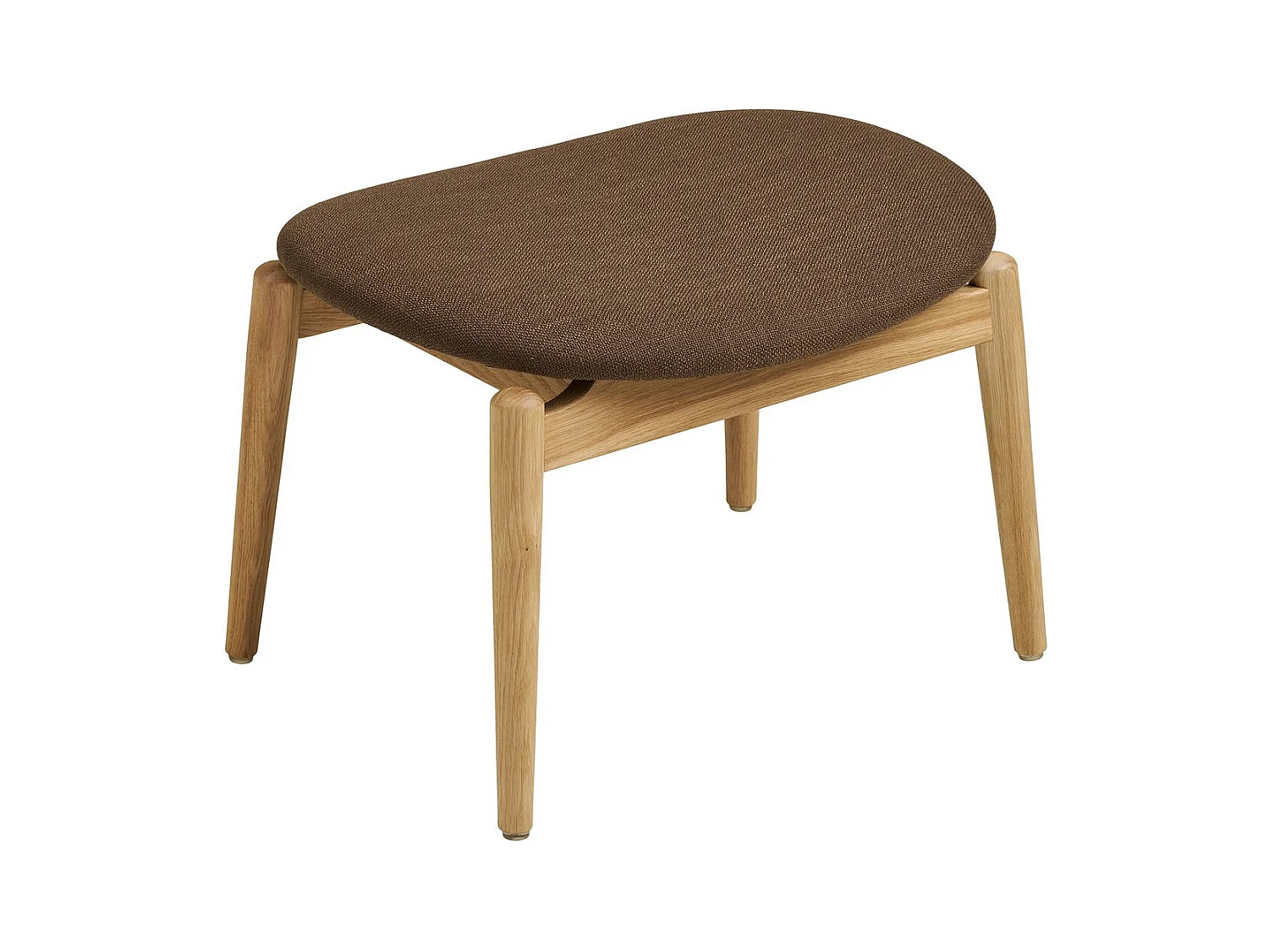 Tabouret Olvera, Marron, 53,5x43x38 cm, Seven Design