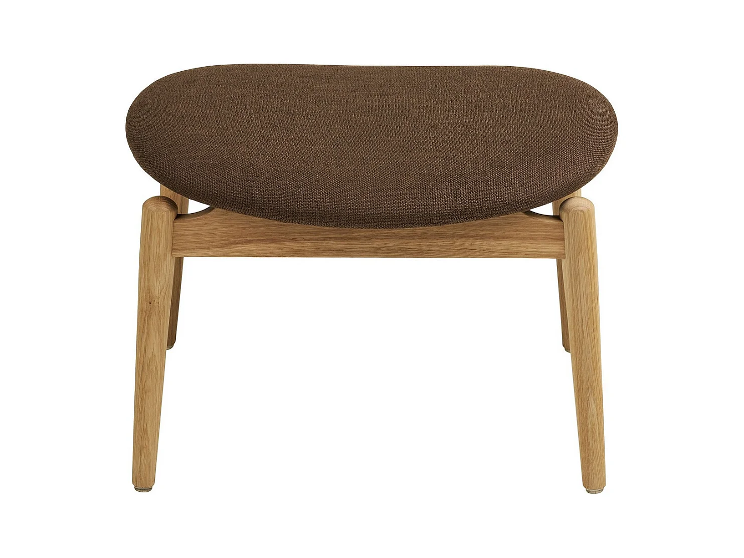 Tabouret Olvera, Marron, 53,5x43x38 cm, Seven Design