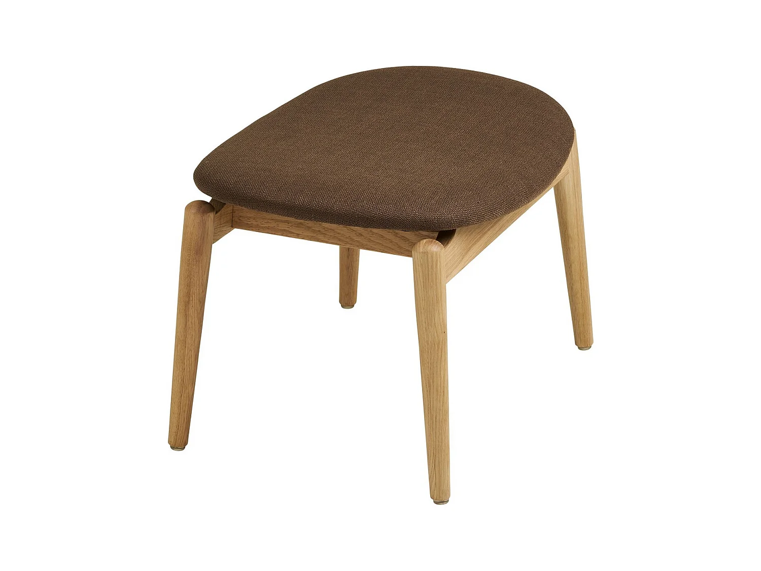 Tabouret Olvera, Marron, 53,5x43x38 cm, Seven Design
