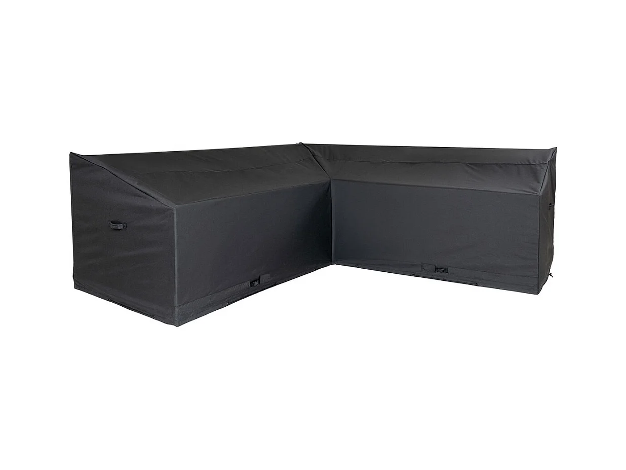 Housse de Protection pour Mobilier d'Extérieur Luxury, Noir, 100x252x90 cm, Seven Design