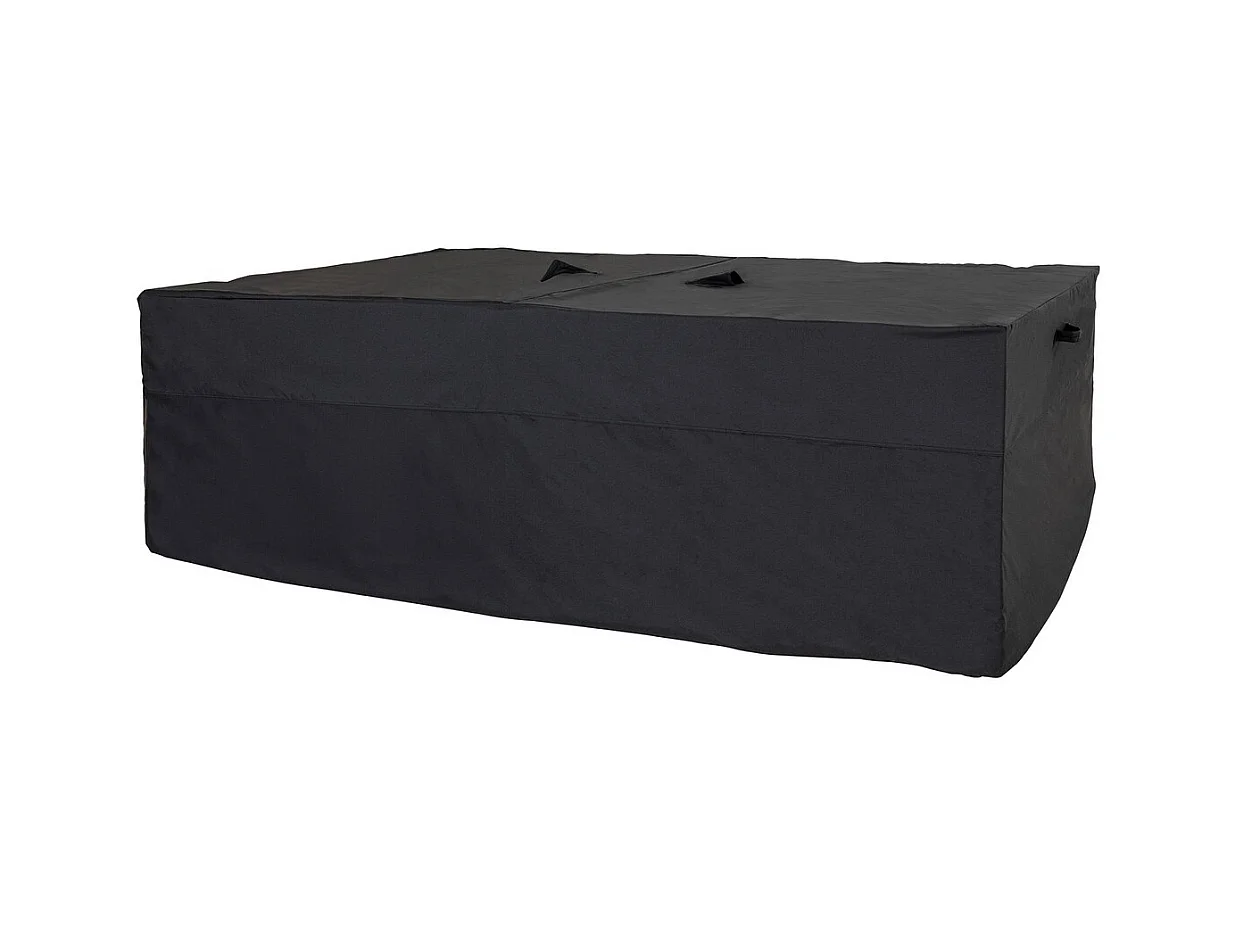 Housse de Protection pour Mobilier d'Extérieur Luxury, Noir, 180x180x95 cm, Seven Design