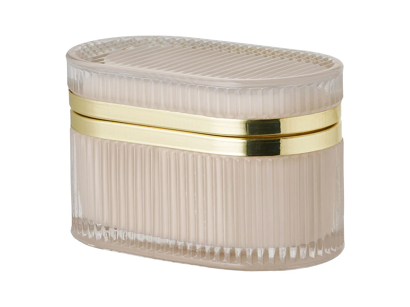 Caja de Almacenaje Love, Beige, 13,5x8x9 cm, Seven Design