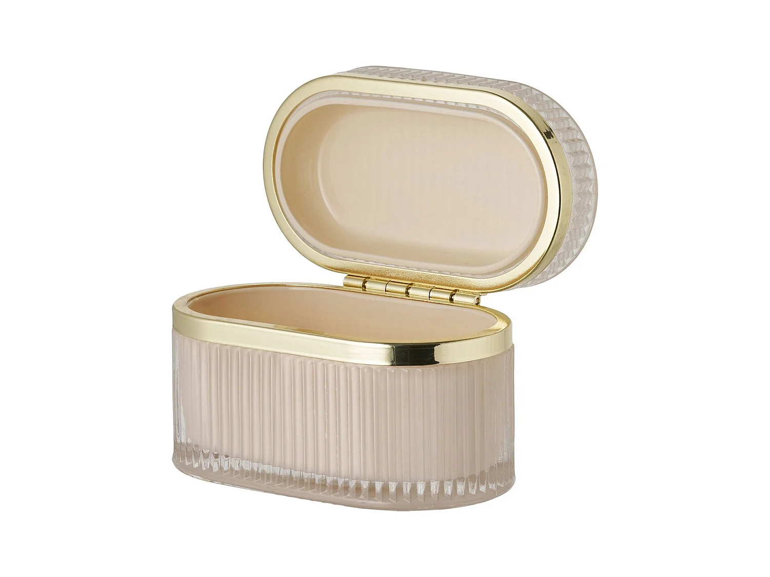 Caja de Almacenaje Love, Beige, 13,5x8x9 cm, Seven Design