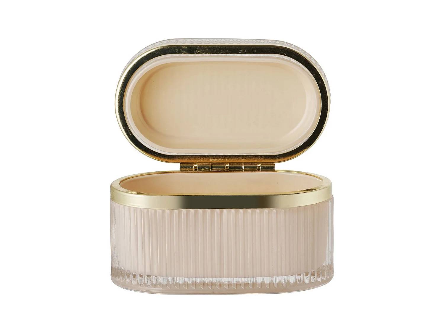 Caja de Almacenaje Love, Beige, 13,5x8x9 cm, Seven Design