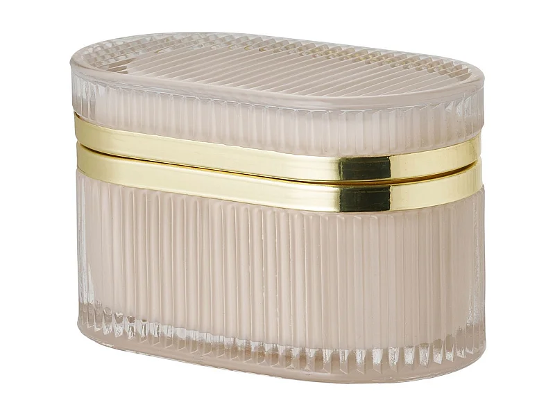 Pojemnik do Przechowywania Miłość, Beżowy, 13,5x8x9 cm, Seven Design